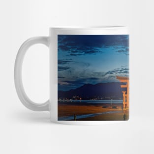 Tori of Itsukushima Shrine on Miyajima Island Mug